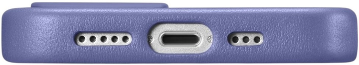 Панель iCarer Real Cowhide Premium Leather Magsafe для Apple iPhone 14 Light Purple (WMI14220705-LP) - зображення 10