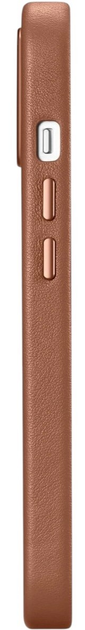 Etui iCarer Real Cowhide Premium Leather Magsafe do Apple iPhone 14 Plus Brown (WMI14220707-BN) - obraz 12