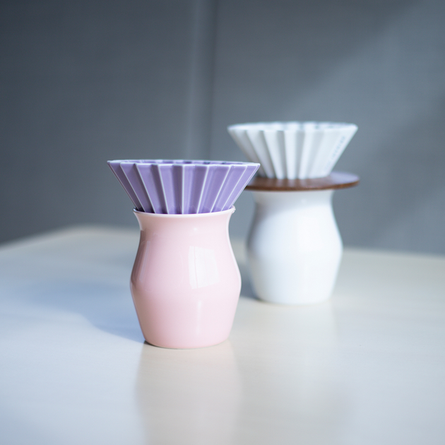 Filiżanka ceramiczna Origami Sensory Flavor Cup różowy 360 ml (4536058761960) - obraz 6