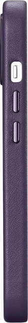 Панель iCarer Real Cowhide Premium Leather Magsafe для Apple iPhone 14 Plus Dark Purple (WMI14220707-DP) - зображення 12