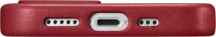 Панель iCarer Real Cowhide Premium Leather Magsafe для Apple iPhone 14 Plus Red (WMI14220707-RD) - зображення 10