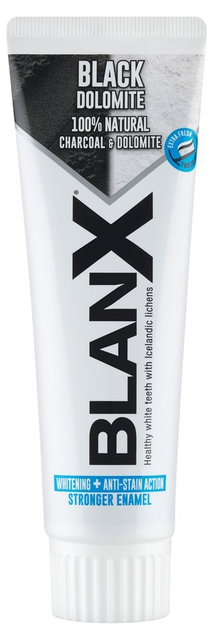 Зубна паста BlanX Black Dolomite відбілююча 75 мл (8017331102923) - зображення 7