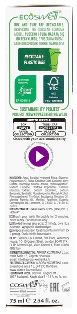 Pasta do zębów BlanX White Shock Purple Corrector wybielająca 75 ml (8017331096277) - obraz 7