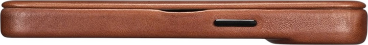 Чохол-книжка iCarer Curved Edge Oil Wax Real Leather Folio Case для Apple iPhone 14 Plus Retro Brown (AKI14220707-BN) - зображення 13