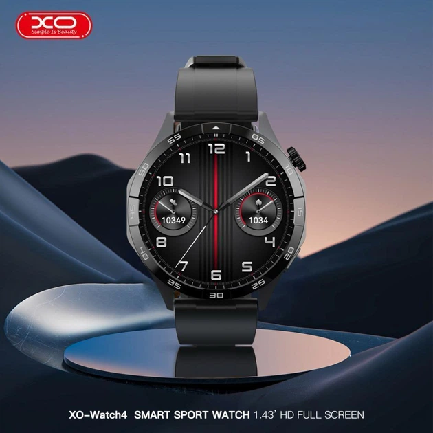 Смарт-часы XO Watch 4 AMOLED Screen Smart Sports Call Watch черные - изображение 5