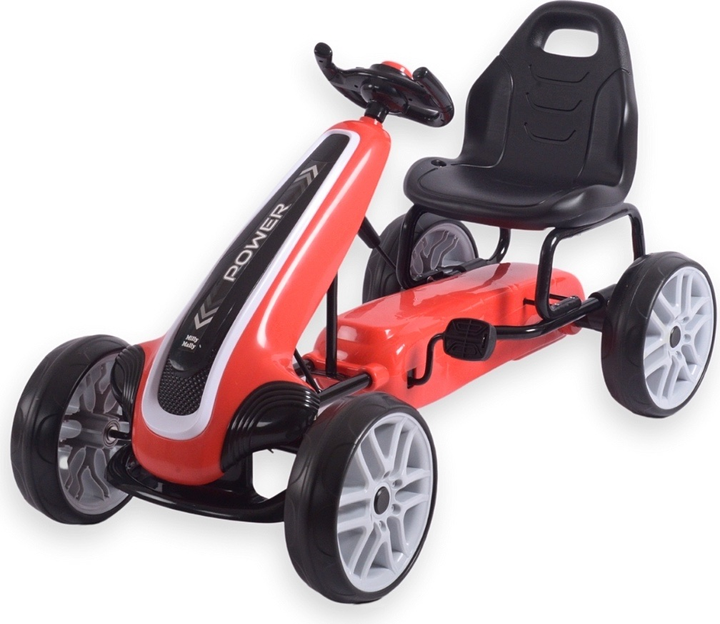 Gokart na pedały Milly Mally Power Red 5758 (5901761129458) - obraz 1