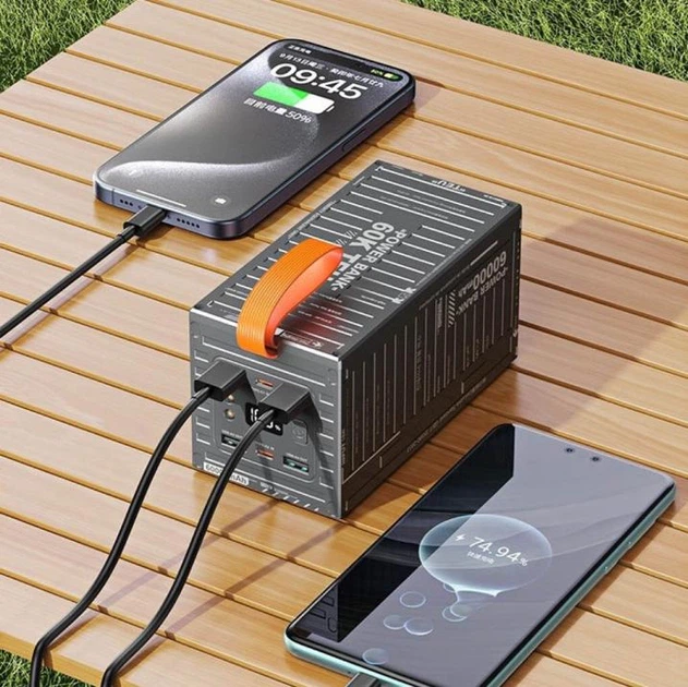 Універсальний повербанк 60000mAh 22.5W Remax RPP-609 Container Series ...