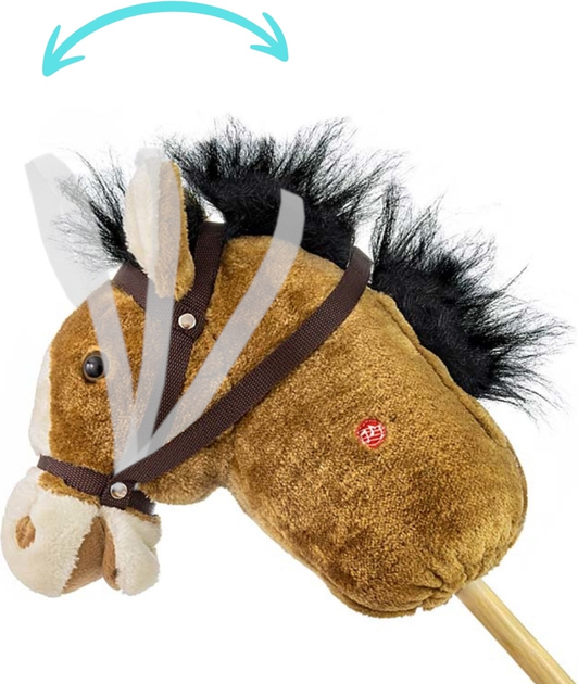 Koń na kiju Milly Mally Hobby Light Brown 6087 (5901761127331) - obraz 5