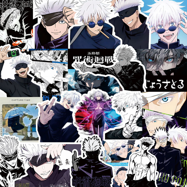Стікерпак Магічна битва Jujutsu Kaisen Goju, 75 шт(MS_3C1609DB78D3) - Фото 1 Стікерпак Магічна битва Jujutsu Kaisen Goju, 75 шт(MS_3C1609DB78D3) - зображення 1