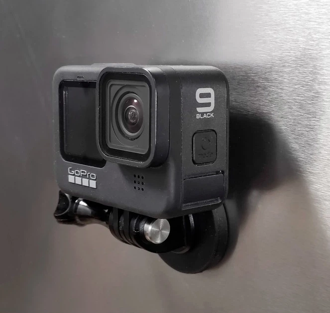 Магнитное крепление неодимовое D43мм для экшн-камер GoPro, DJI Action, Insta360 и других и компактной фототехники с резьбой 1/4" (60339) - Фото 2 Магнитное крепление неодимовое D43мм для экшн-камер GoPro, DJI Action, Insta360 и других и компактной фототехники с резьбой 1/4" (60339) - изображение 2