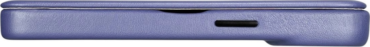 Etui z klapką iCarer Curved Edge Real Cowhide Premium Leather Folio Case do Apple iPhone 14 Plus Light Purple (WMI14220715-LP) - obraz 13