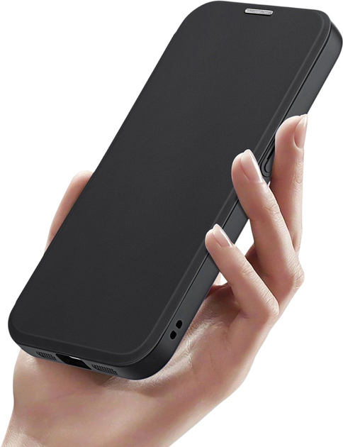 Etui z klapką Dux Ducis Skin X Pro MagSafe do Apple iPhone 16e Black (6971824158588) - obraz 4
