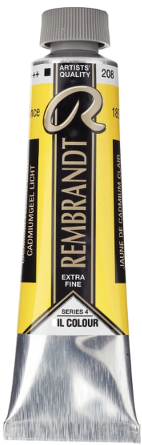 Farby olejna Rembrandt 208 Cadmium Yellow Light 40 ml (8712079058487) - obraz 1
