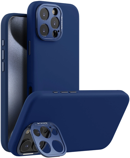 Etui Nillkin LensWing Prop Magnetic Case AP do Apple iPhone 16 Pro Max Blue (6902048286955) - obraz 5