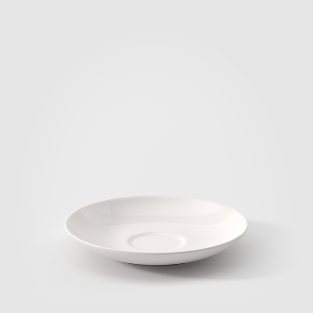 Кофейная чашка с блюдцем Villeroy & Boch Basic White 200 мл премиальный фарфор белый - изображение 3