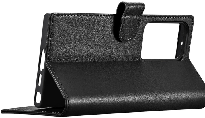 Etui z klapką iCarer Wallet Case do Samsung Galaxy S23 Ultra Black (6975092688297) - obraz 5
