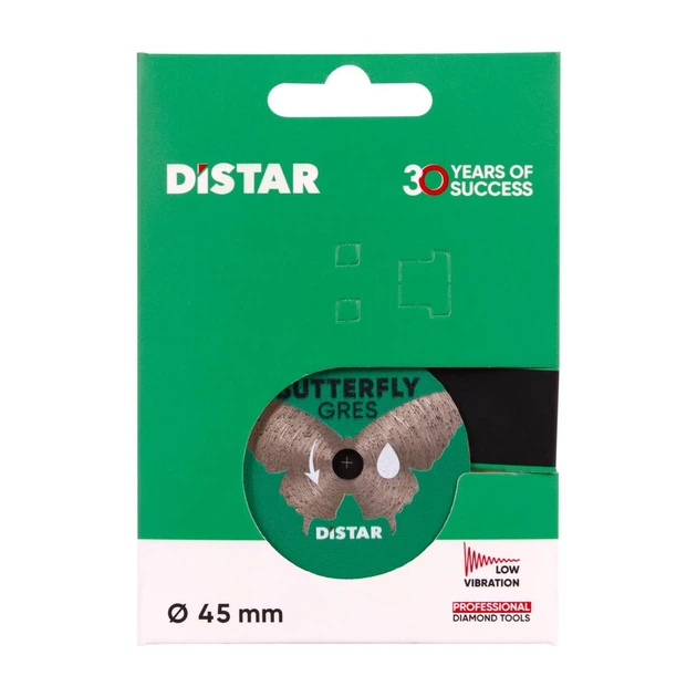 Круг алмазный отрезной Distar 45X0,6X5,8F BUTTERFLY (11133048023) - изображение 2