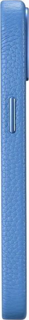 Etui iCarer Litchi Premium Leather Magsafe Back Case do Apple iPhone 14 Light Blue (WMI14220709-LB) - obraz 12