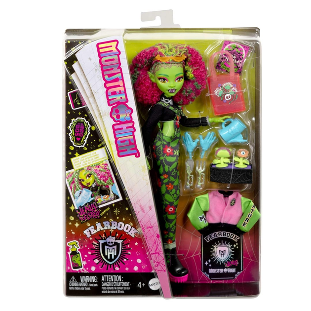 Кукла Монстер Хай Венера МакФлайтрап Клуб садоводов Книга страха Monster High Fearbook Venus McFlytrap Mattel (JDR59) (JDR59) - изображение 7