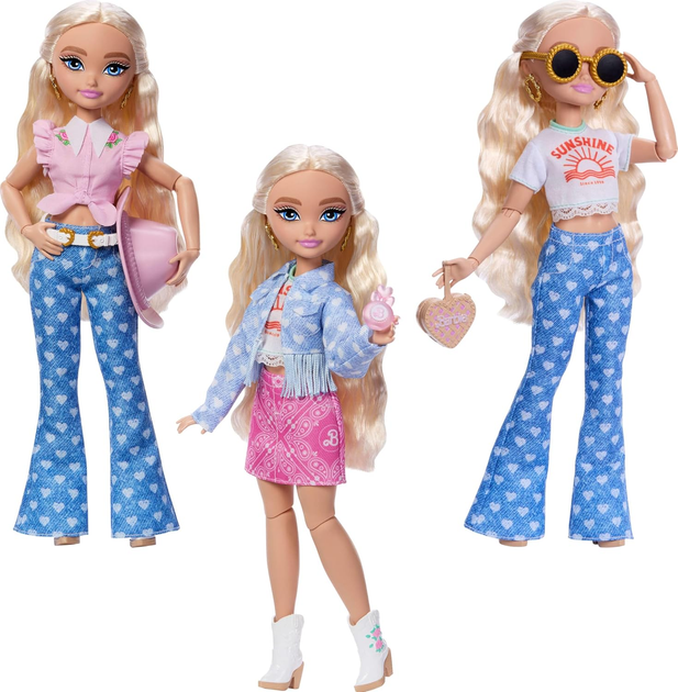 Lalka Barbie Dream Besties Malibu Festiwalowe styliz JGH87 (0194735314522) - obraz 3