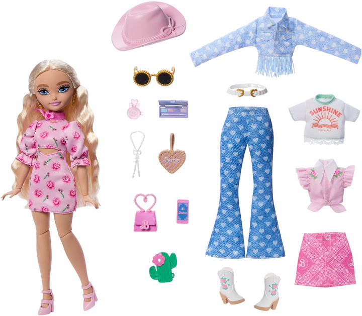 Lalka Barbie Dream Besties Malibu Festiwalowe styliz JGH87 (0194735314522) - obraz 5