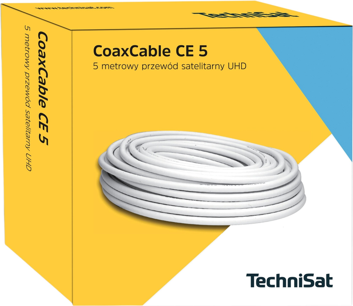 Коаксіальний кабель TechniSat COAXCable CE 5 5 м (0005/7831) - зображення 2
