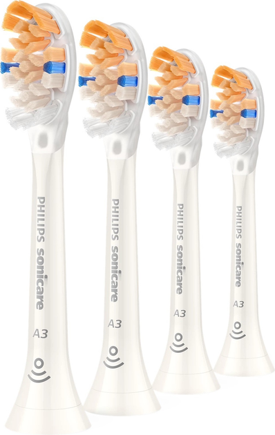 Насадки для зубної щітки Philips Sonicare А3 All-in-One 4 шт. Білі (HX9094/87) - зображення 1