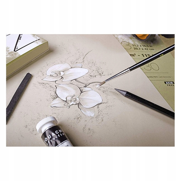 Szkicownik Clairefontaine Paint On Natural A2 30 arkuszy (3329680965438) - obraz 4