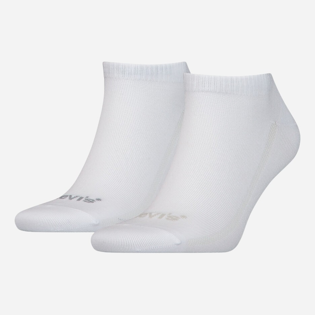 Zestaw skarpetek damskich Levi`s Low Cut Tencel Org Co 2P 35-38 2 pary Biały - obraz 1