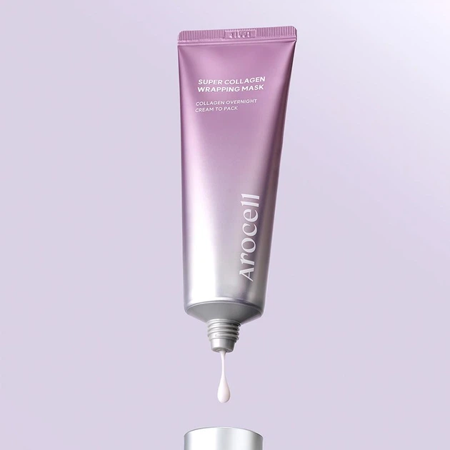 Arocell Super Collagen Wrapping Mask Маска-пленка с коллагеном для увлажнения и лифтинга - изображение 2