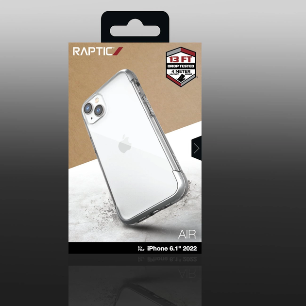 Etui Raptic X-Doria Air Case do Apple iPhone 14 Silver (6950941495424) - obraz 3