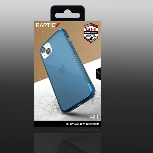 Панель Raptic X-Doria Air Case для Apple iPhone 14 Plus Blue (6950941495509) - зображення 3
