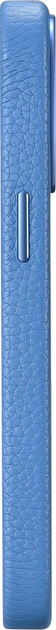 Панель iCarer Litchi Premium Leather Magsafe Back Case для Apple iPhone 14 Pro Light Blue (WMI14220710-LB) - зображення 13
