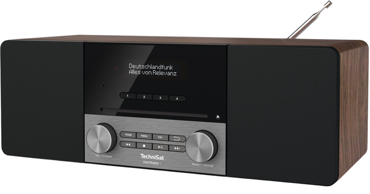 Радіо TechniSat DIGITRADIO 3 DAB+ Nut (0004/3913) - зображення 2