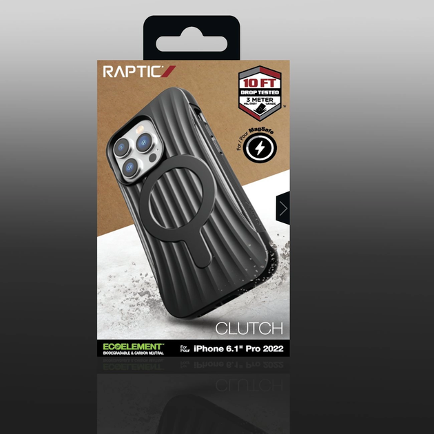 Etui Raptic X-Doria Clutch Built Case do Apple iPhone 14 Pro Black (6950941493246) - obraz 8