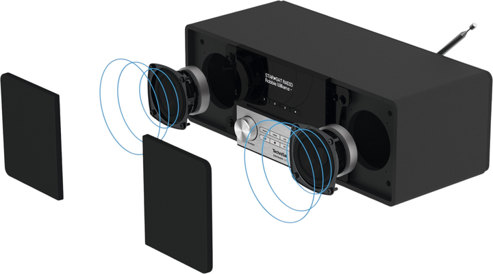Радіо TechniSat DIGITRADIO 3 IR DAB+ Black (0000/3956) - зображення 4