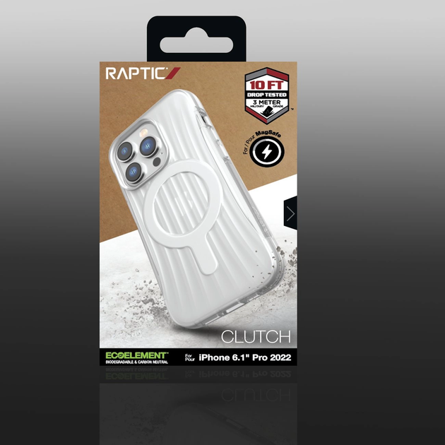 Etui Raptic X-Doria Clutch Built Case do Apple iPhone 14 Pro Transparent (6950941493239) - obraz 8