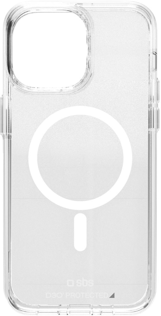 Etui SBS Extreme Mag D3O MagSafe do Apple iPhone 16 Pro Transparent (8018417482687) - obraz 1