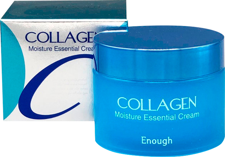Зволожуючий крем для обличчя з колагеном Enough Collagen Moisture Essential Cream, 50мл (8809755463335) - Фото 1 Зволожуючий крем для обличчя з колагеном Enough Collagen Moisture Essential Cream, 50мл (8809755463335) - зображення 1