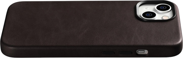 Панель iCarer Oil Wax Premium Leather Magsafe Back Case для Apple iPhone 14 Camel Tan (WMI14220701-BN) - зображення 12