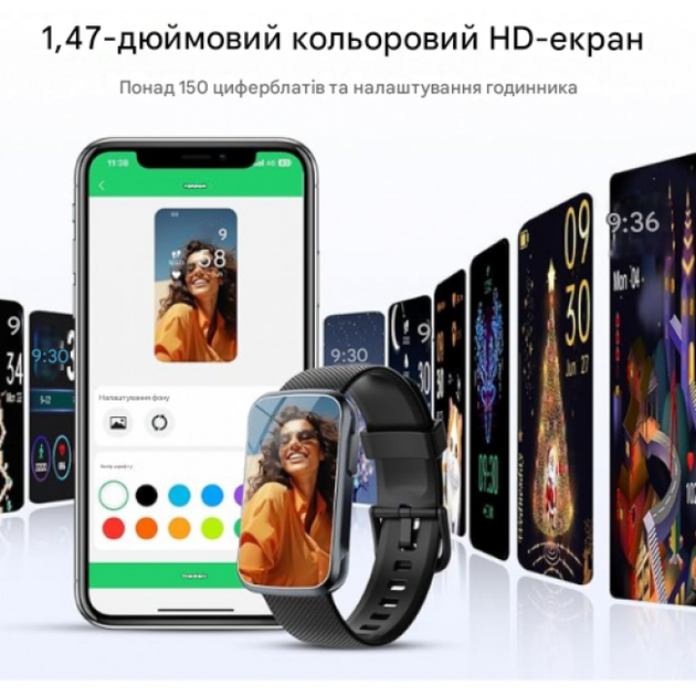 Фітнес-браслет TIMU T32 Black (R3444) - изображение 4