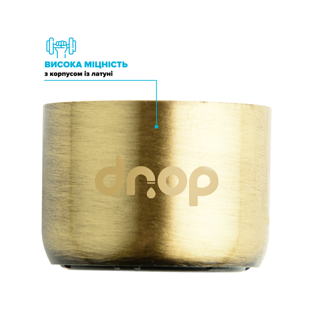 Водосберегающий аэратор DROP CL22-BRN для смесителя - Экономия 58%, внутренняя F 22 мм, бронзовый - Фото 5 Водосберегающий аэратор DROP CL22-BRN для смесителя - Экономия 58%, внутренняя F 22 мм, бронзовый - изображение 5