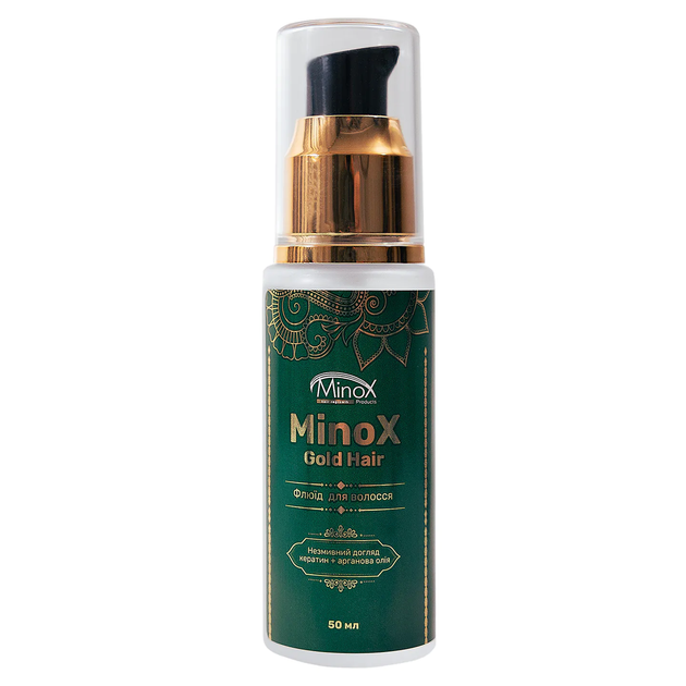 Флюид для восстановления волос Minox Gold Hair 50 мл - Фото 1 Флюид для восстановления волос Minox Gold Hair 50 мл - изображение 1
