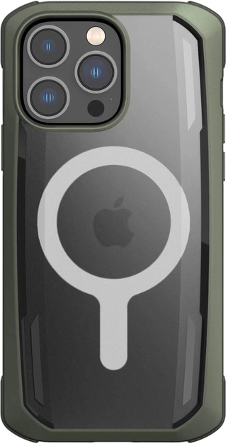 Etui Raptic X-Doria Secure Case do Apple iPhone 14 Pro Green (6950941493499) - obraz 1