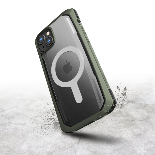 Etui Raptic X-Doria Secure Case do Apple iPhone 14 Green (6950941493468) - obraz 7