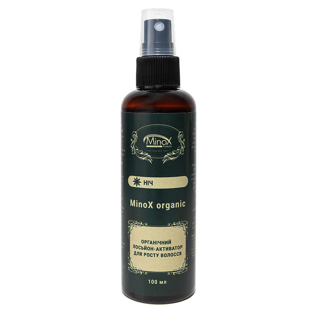 Органический лосьон от выпадения волос Minox Night Organic 100 мл - Фото 1 Органический лосьон от выпадения волос Minox Night Organic 100 мл - изображение 1
