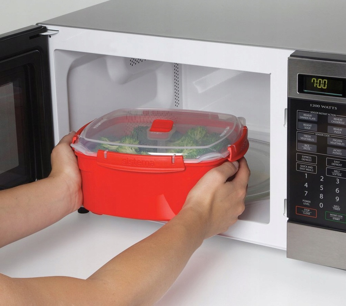 Pojemnik Sistema Steamer czerwony 3.2 l (9414202011039) - obraz 4