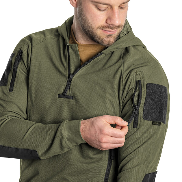 Кофта Helikon Range Hoodie TopCool, Olive Green, XS - изображение 3