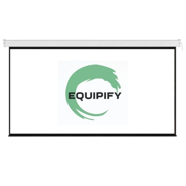 Проекционный экран EQUIPIFY ESAA150 моторизированный настенный потолочный 150" 330x187см 16:9 - изображение 3