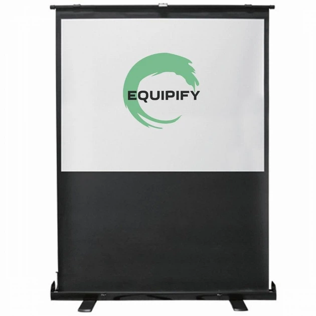 Проекционный экран EQUIPIFY PSFC100 мобильный напольный 100" 200x150см 4:3 - изображение 9